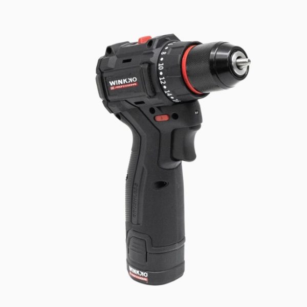 מקדחה 12V כולל 2 סוללות 2Ah ומטען 1.3A